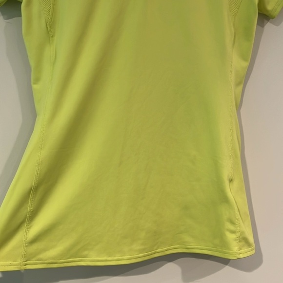 ADIDAS ADIZERO Golf Polo Short Sleeve Neon Yellow Green Women’s Small Mesh - Picture 4 of 8
